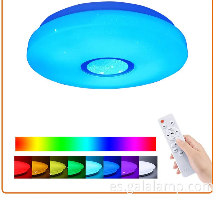 Lámpara de techo LED circular moderna para dormitorio y sala de estar